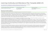 2020-21 Learning Continuity and Attendance Plan