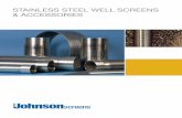 StainleSS Steel Well ScreenS & acceSSorieS