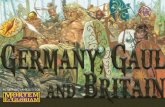 Mortem et Gloraim Army Lists - Germany, Gaul and Britain