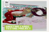 GREETING CARDS TESTING PROJECT - WWF
