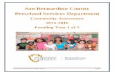 San Bernardino County Preschool Services Department