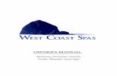 OWNER’S MANUAL - West Coast Spas