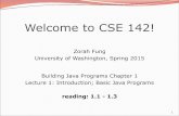 Welcome to CSE 142! - courses.cs.washington.edu