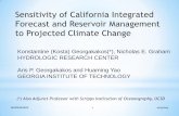 Sensitivity of California Integrated Forecast and ...