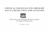 CRITICAL ISSUES FACING FREIGHT DATA COLLECTION AND …