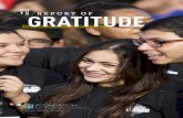 REPORT OF GRATITUDE