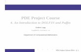 PDE Project Course - Chalmers