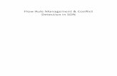 Flow Rule Management & Conflict Detection in SDN