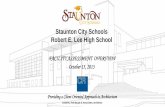 Staunton City Schools Robert E. Lee High School