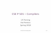 CSE P 501–Compilers