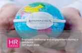Employee wellbeing and engagement during a pandemic. April ...