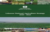 Lebanon National Agriculture Strategy (NAS) 2020 – 2025