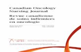 Canadian Oncology Nursing Journal Revue canadienne de ...