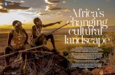 XXXXXXXX CULTURE Africa’s changing cultural landscape