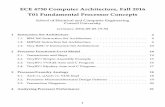 ECE 4750 Computer Architecture, Fall 2016 T01 Fundamental ...