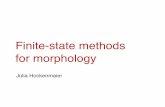 Finite-state methods for morphology