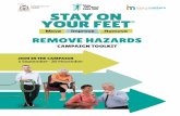 REMOVE HAZARDS - Stay On Your Feet®