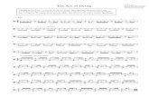 The Art of Dying Though notated here in quarter notes, the ...