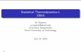 Statistical Thermodynamics I, 23915