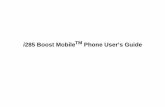 i285 Boost MobileTM Phone User’s Guide
