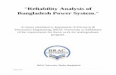 Reliability Analysis of Bangladesh Power System.