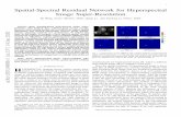 Spatial-Spectral Residual Network for Hyperspectral Image ...
