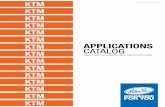 KTM APPLICATIONS KTM CATALOG