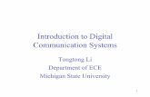 Introduction to Digital Communication Systems