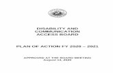 DISABILITY AND COMMUNICATION ACCESS BOARD PLAN OF …