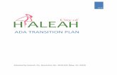 ADA TRANSITION PLAN - Hialeah, Florida