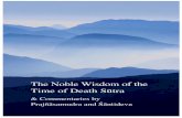 The Noble Wisdom of the Time of Death Sūtra