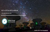 KLT vs FFT for SETI worldwide - ibha.wildapricot.org