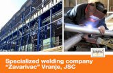 Specialized welding company “Zavarivac” Vranje, JSC