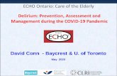 Delirium: Prevention, Assessment and Management during the ...