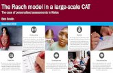 The Rasch model in a large -scale CAT