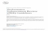 Performance Enhancement Review Guidelines - FSPHP
