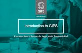 Introduction to GIPS