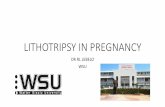 LITHOTRIPSY IN PREGNANCY - SAUA