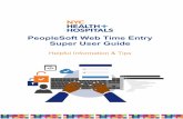 PeopleSoft Web Time Entry Super User Guide