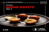 Recipes INDIAN SWEETS