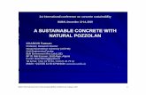 A SUSTAINABLE CONCRETE WITH NATURAL …