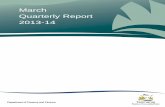 March Quarterly Report 2013-14 - treasury.tas.gov.au