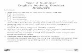 English Activity Booklet