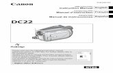 DVD Camcorder Instruction Manual English