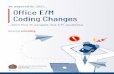 Be prepared for 2021… Office E/M Coding Changes
