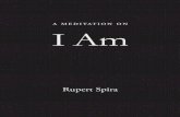 Rupert Spira - A Meditation on I Am