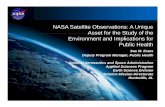 NASA Satellite Observations: A Unique Asset for the Study ...