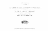 SIGHT REDUCTION TABLES