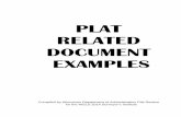 PLAT RELATED DOCUMENT EXAMPLES - DOA Home
