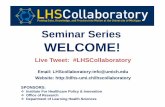 Seminar Series WELCOME!